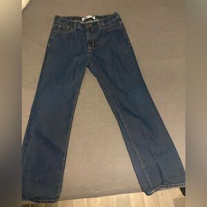 Blue baggy jeans